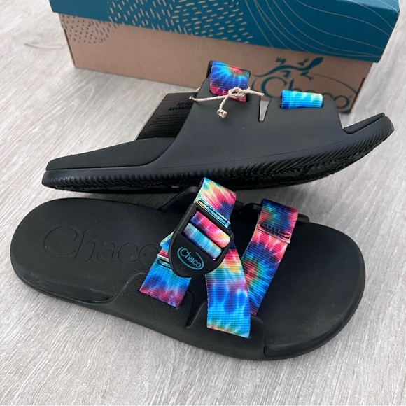 Chaco Chillos Slide Sandal Tie Dye - Picture 3 of 7